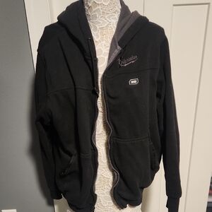Milwaukee Heated Black Hoodie with Gray Lining